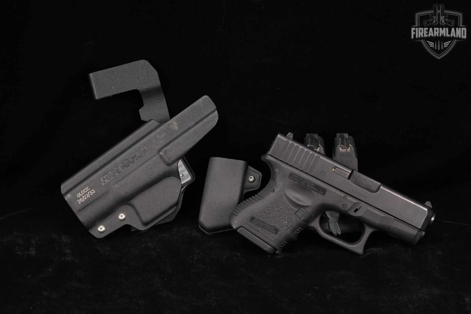Glock 26 Gen3 G26 Gen 3 9mm 3.43" +THREE MAGS & HOLSTER-img-2