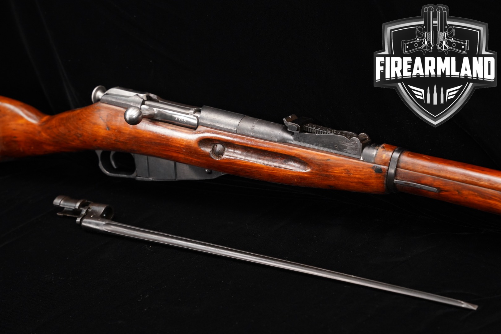 1942 Izhevsk Arsenal Mosin–Nagant Model 1891/30 7.62x54R Blued & Wood in Good Condition Thumbnail
