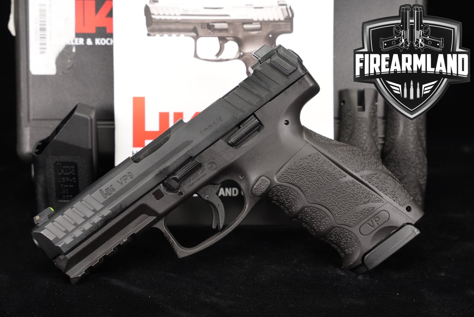 Heckler & Koch (H&K, HK) VP9 Optics Ready 9mm Luger Black in Very Good Condition Thumbnail