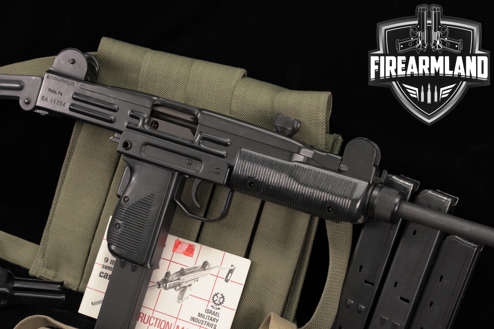 PRE-BAN ISRAELI Military Industries UZI Model A 9mm 16" +4 MAGS-img-0