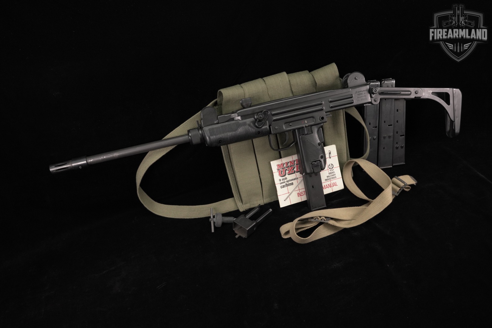 PRE-BAN ISRAELI Military Industries UZI Model A 9mm 16" +4 MAGS-img-2
