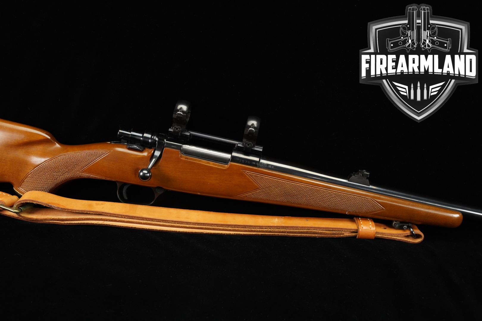 Interarms Mark X Mini Mauser 223 Rem 20 Blued & Wood 98-pattern CRF