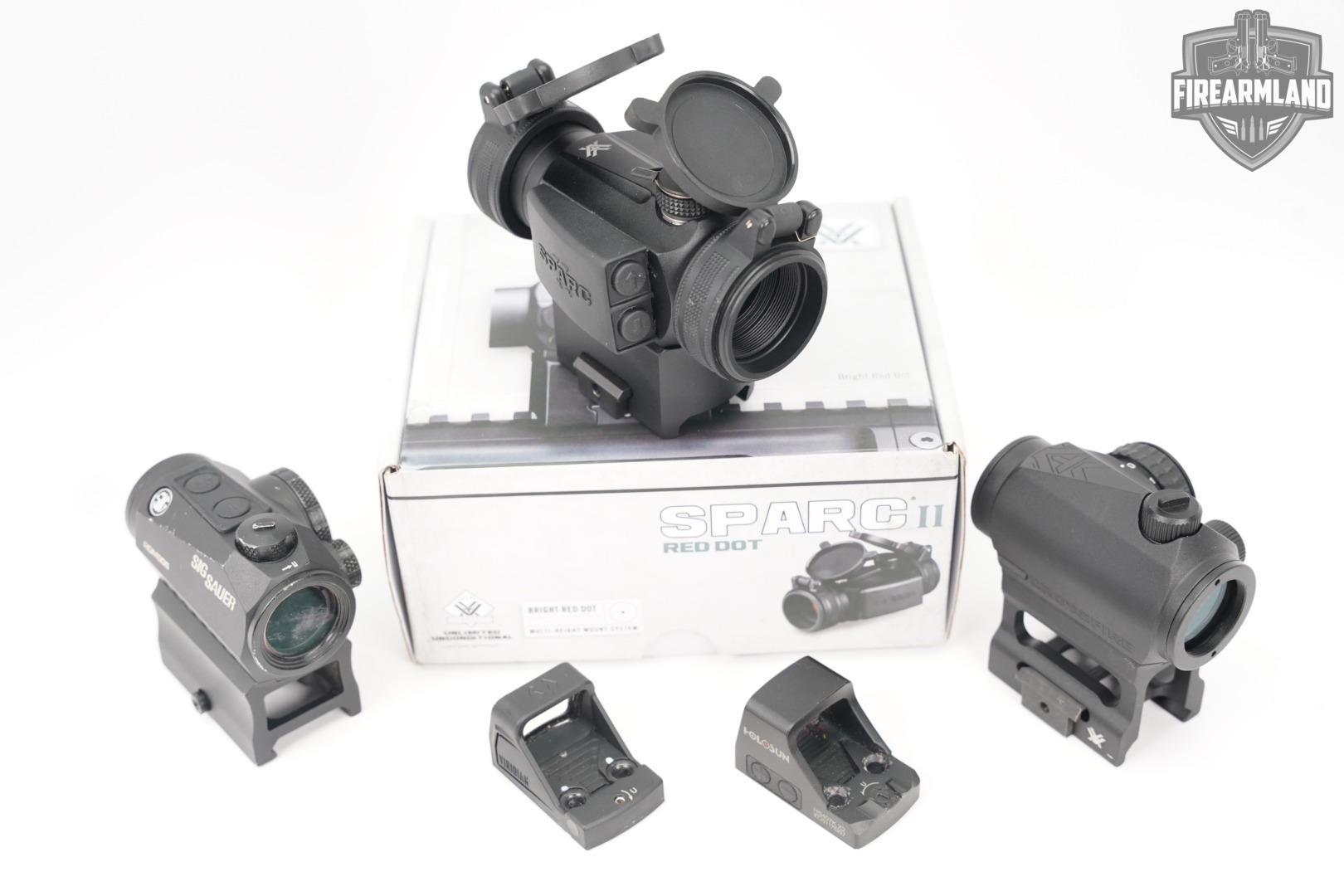 Five Red Dot Lot Sight 5 Pack Holosun Sig Sauer Vortex Viridian RDS-img-2