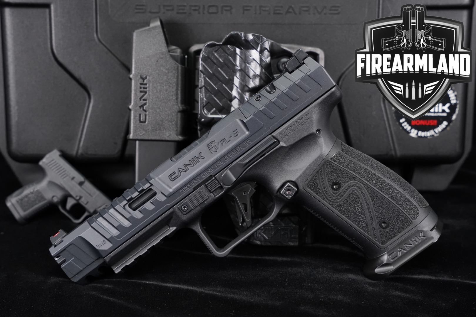 Canik SFx RIVAL-S Dark Side 9mm Luger Black in Very Good Condition Thumbnail