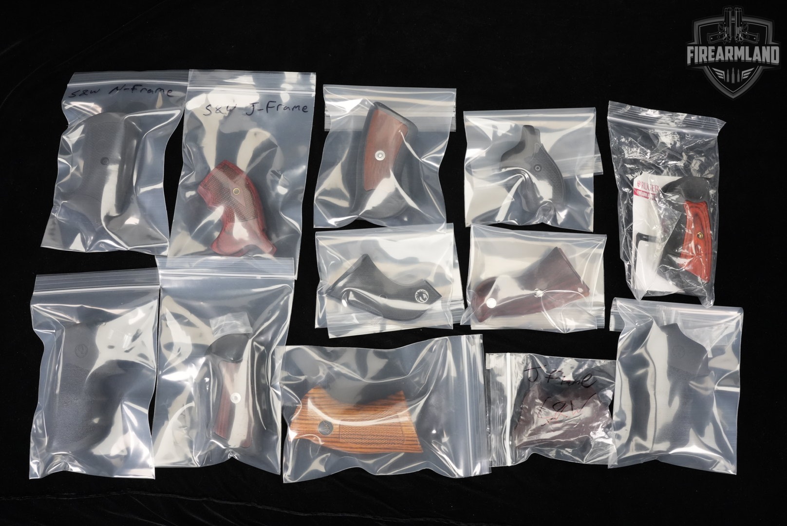 SEVENTEEN 17 Revolver Grip Lot Pistol Ruger Triple K Grips-img-2