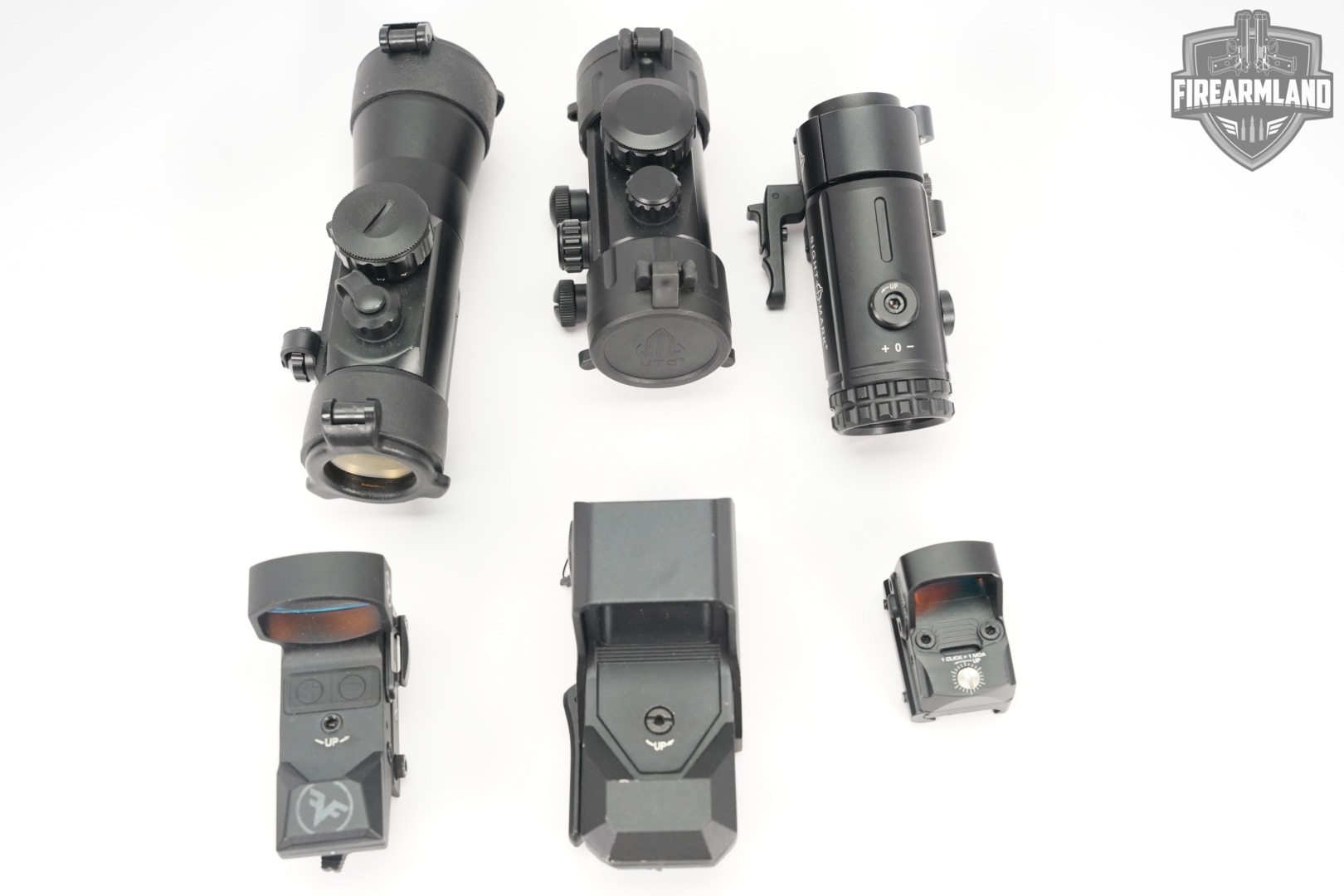 FIVE RED DOT SIGHT LOT 5 Pack Crimson Trace UTG TruGlo Firefield Sightmark-img-3