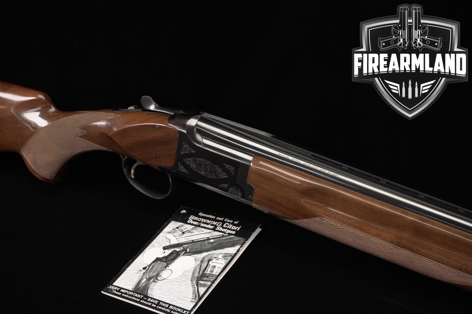 Browning Citori Grade I 12 Gauge Blued & Walnut in Good Condition Thumbnail