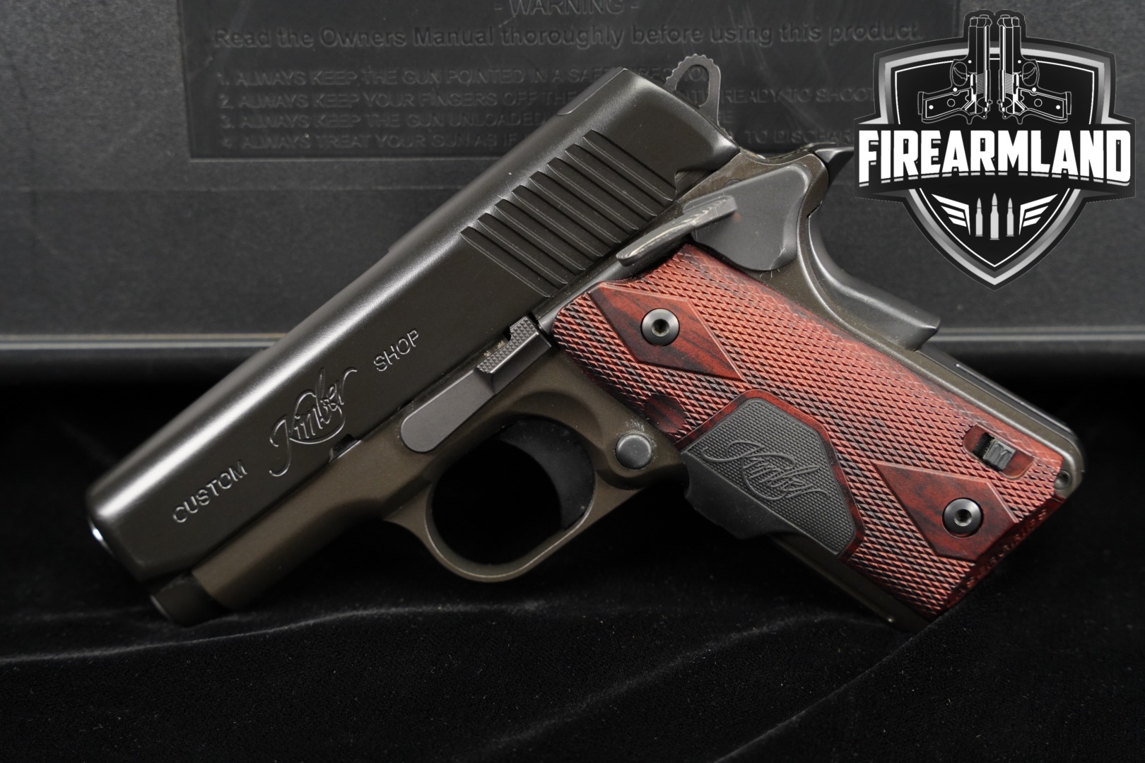 Kimber Ultra RCP II Custom Shop, LG (Crimson Trace Lasergrips) .45 ACP Black in Excellent Condition Thumbnail