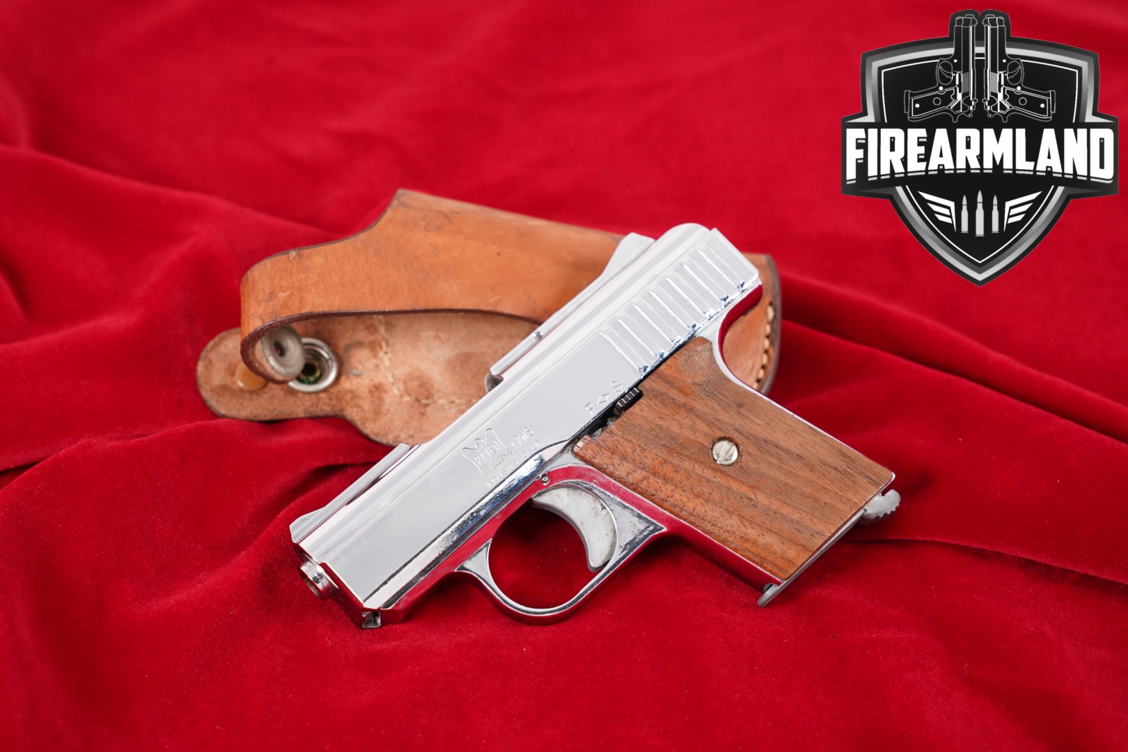 Raven Arms Model P-25 25ACP (6.35Mm) 2.5" Bright Nickel P25 +HOLSTER-img-0