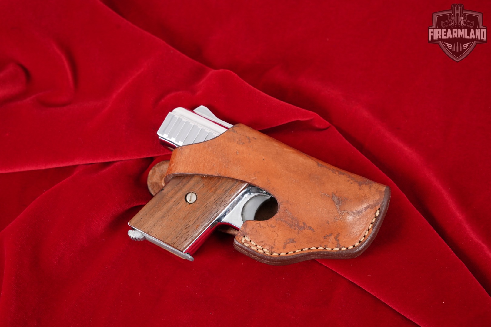 Raven Arms Model P-25 25ACP (6.35Mm) 2.5" Bright Nickel P25 +HOLSTER-img-12