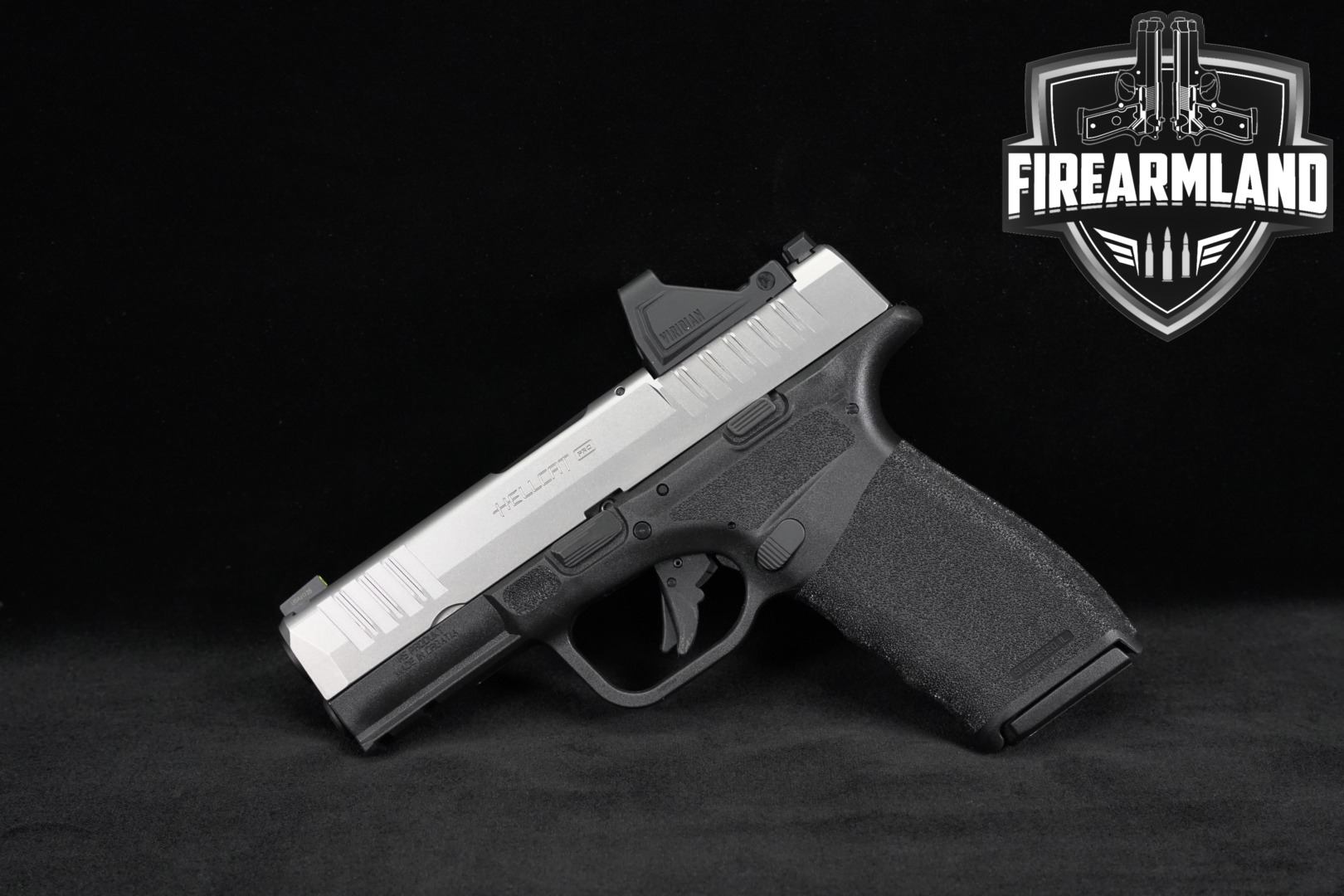 Springfield Armory Hellcat Pro OSP, CA Compliant 9mm Luger Two-Tone Stainless in Excellent Condition Thumbnail