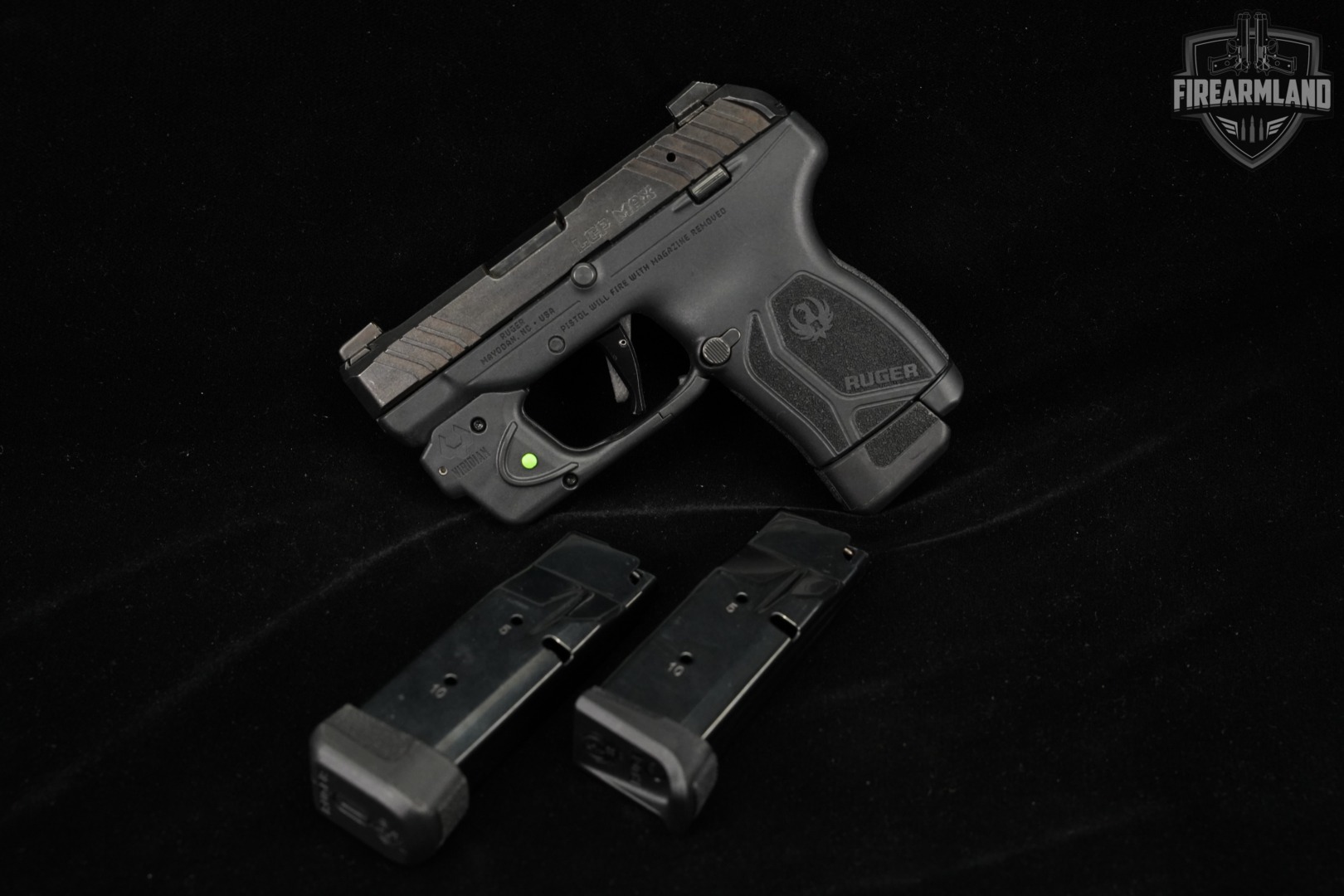 Ruger LCP MAX 380 ACP 2.80" +3 MAGS, VIRIDIAN LASER-img-2