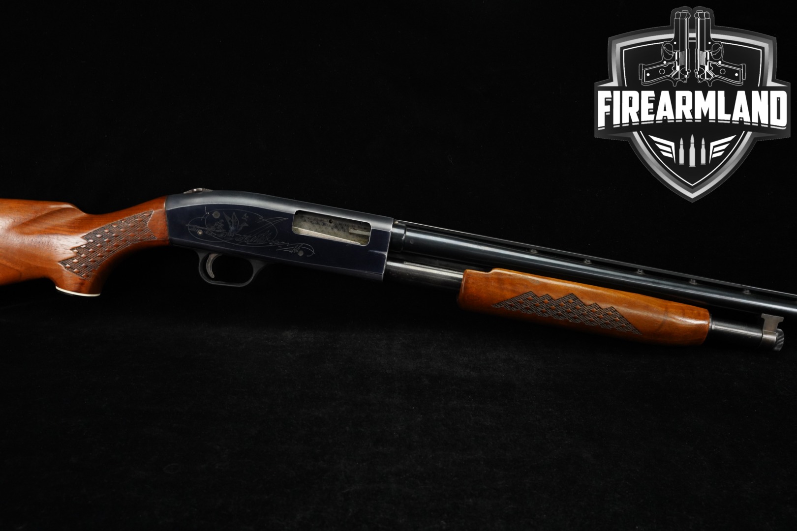 Western Field Model M550CR 20 Gauge Blued & Hardwood in Fair Condition Thumbnail