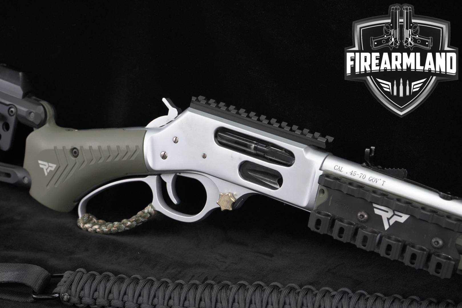 Henry Repeating Arms Model H010GAW All-Weather Side Gate .45-70 Govt. Satin Hard Chrome in Very Good Condition Thumbnail