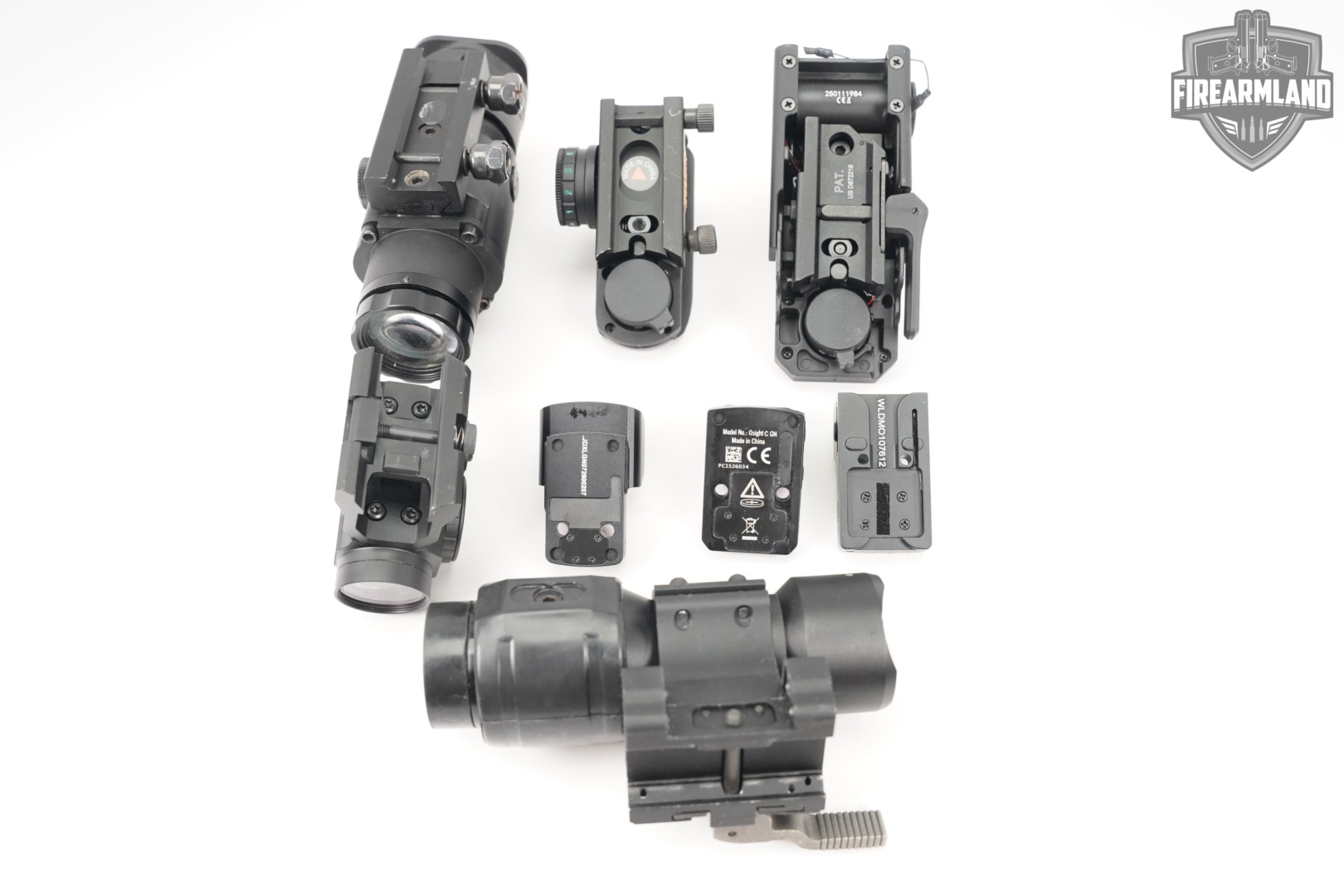 SEVEN RED DOT SIGHT LOT 7 Pack Sightmark Viridian TruGlo C&H Osight Gideon-img-4