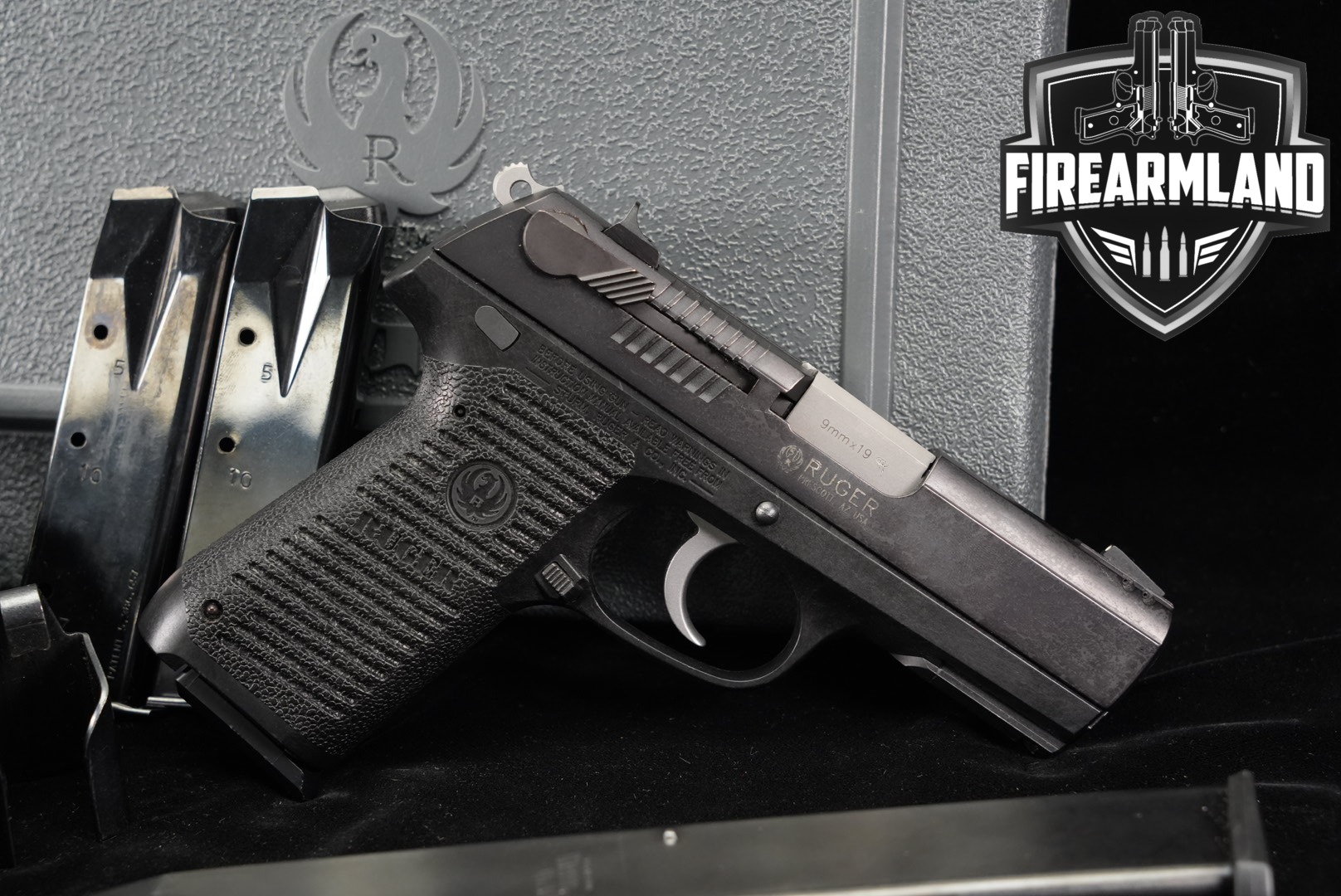 2012 Sturm Ruger P95 PR Railed, Manual Safety/Decocker 9mm Luger Blued in Good Condition Thumbnail