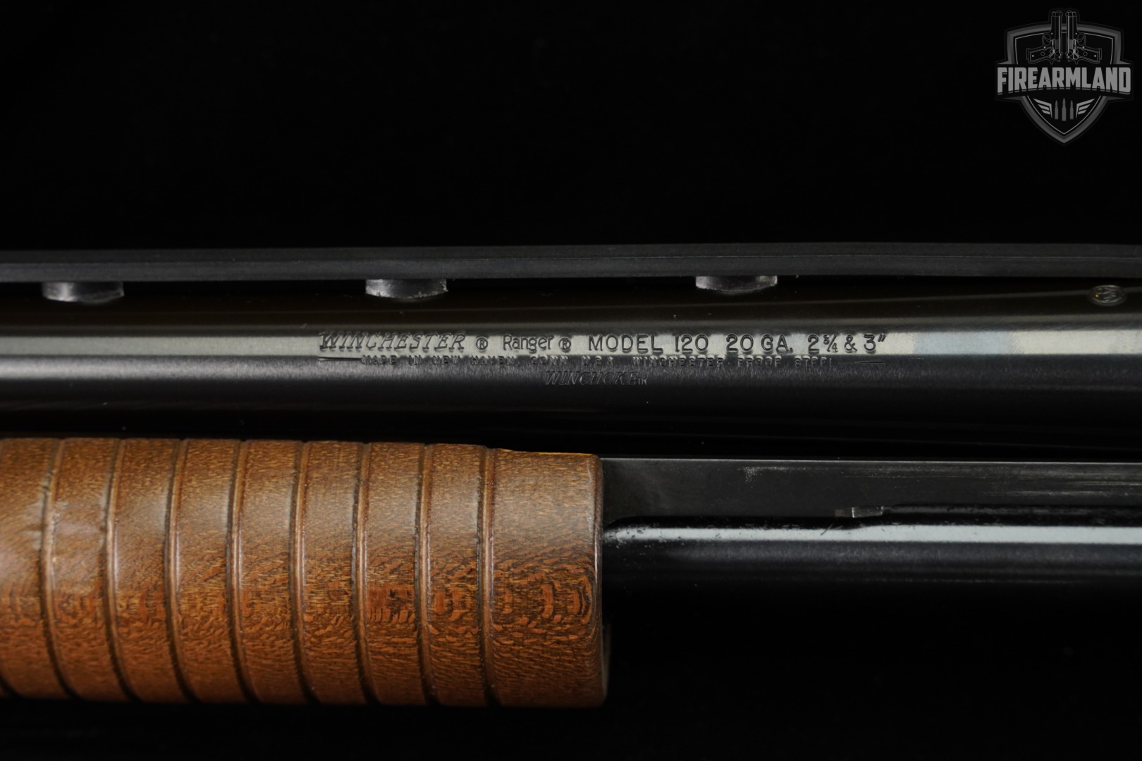 1985 Winchester Ranger Model 120 20-Gauge 28" Black & Hardwood M120-img-19