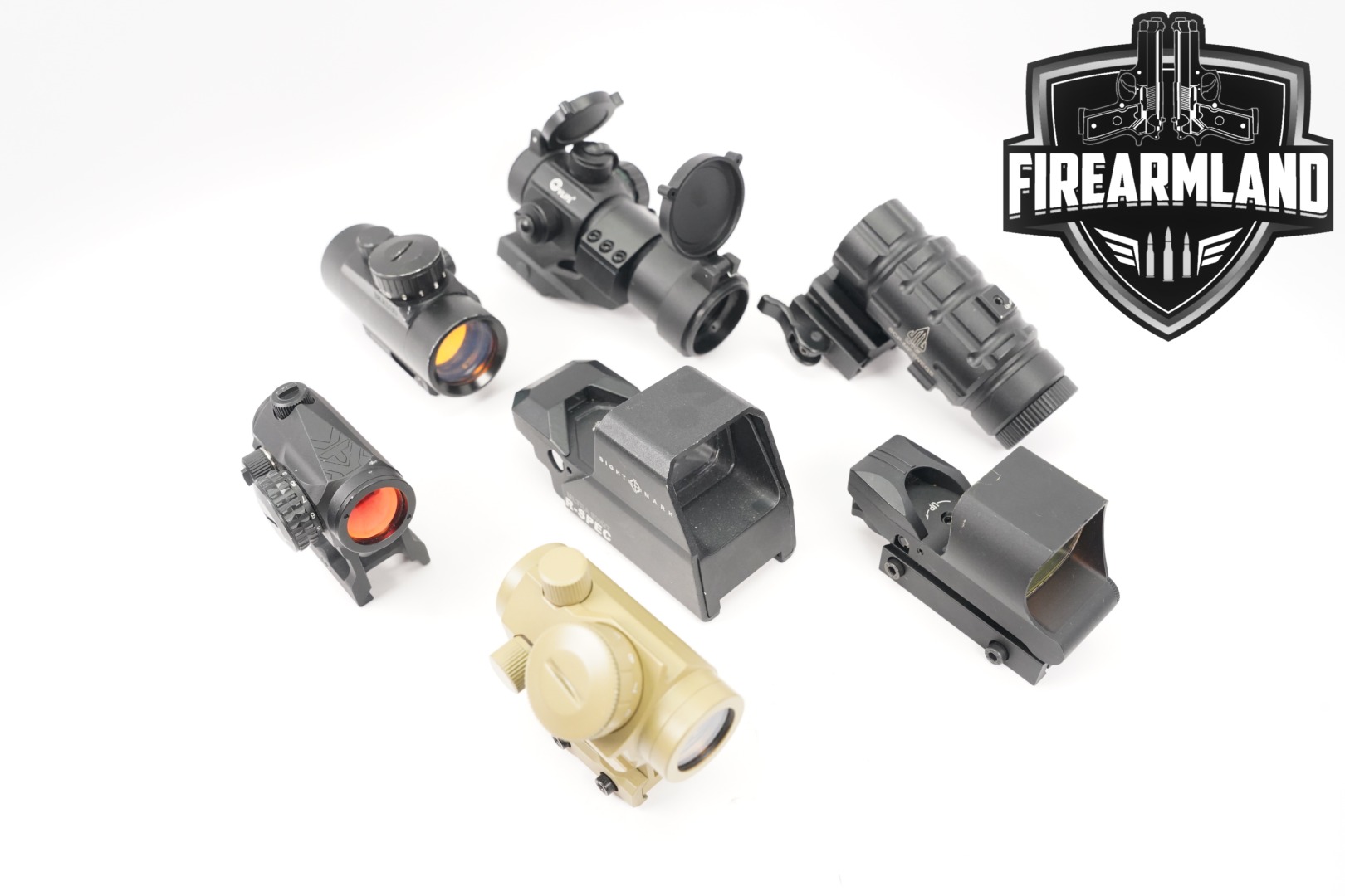 SIX RED DOT SIGHT LOT 6 Pack Tasco CVLife Sightmark Vortex RDS-img-0