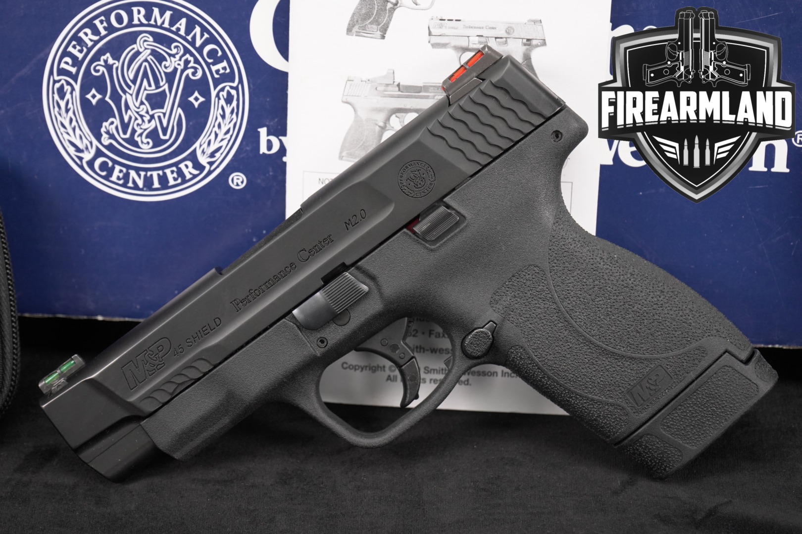 Smith & Wesson (S&W) M&P45 Shield Performance Center, M2.0 .45 ACP Black in Very Good Condition Thumbnail