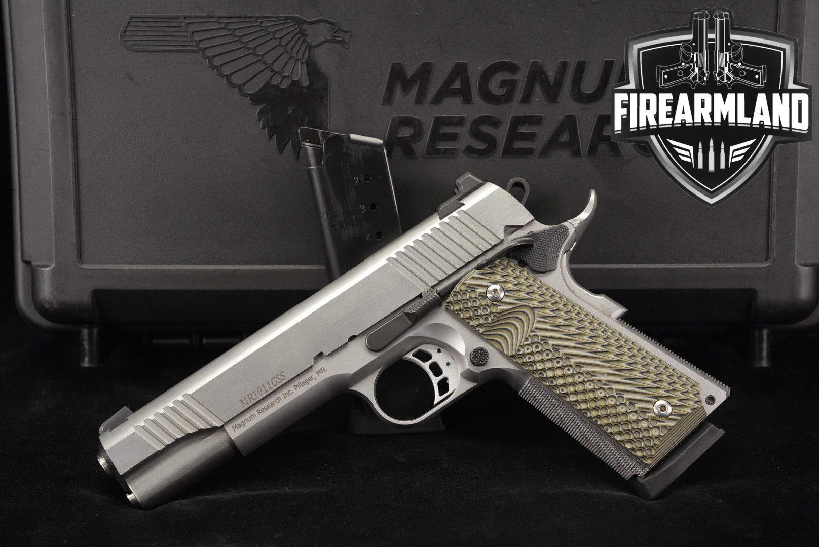 Magnum Research MR1911GSS .45 ACP Stainless in Very Good Condition Thumbnail