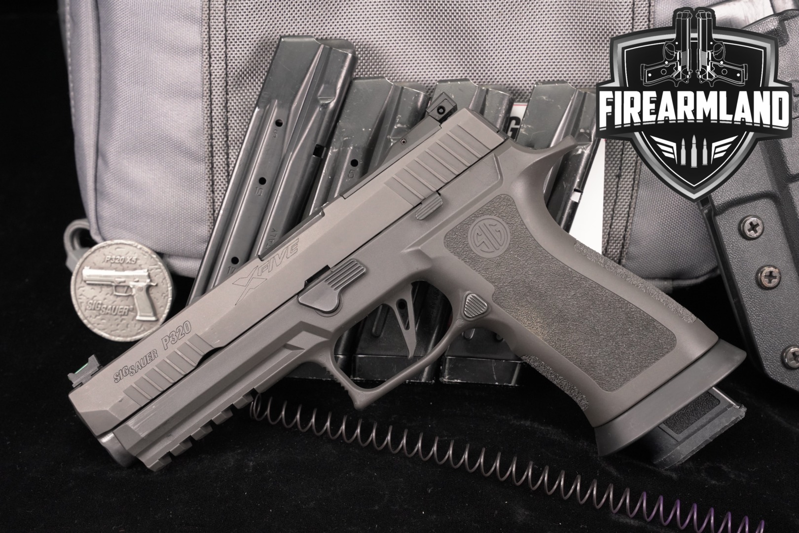 Sig Sauer P320 X-Five Legion 9mm Optics-Ready P-320 +5 MAGS, ORIG CASE-img-0