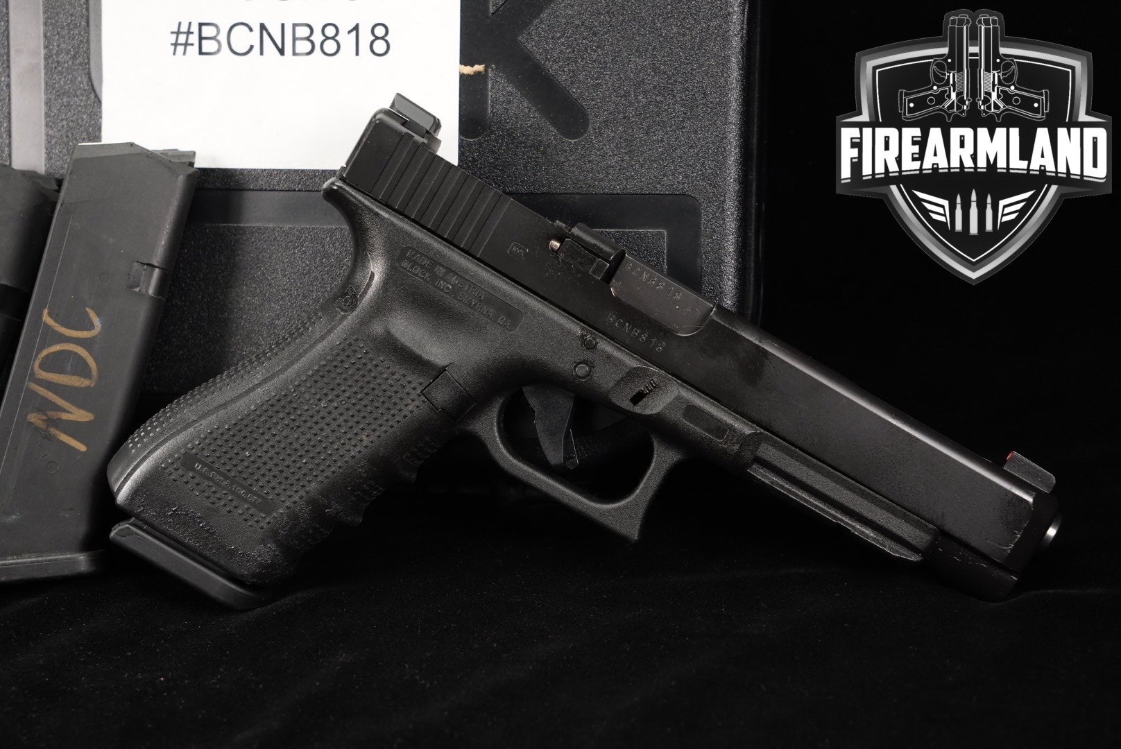 Glock G34 Gen4 9mm Luger Black in Good Condition Thumbnail