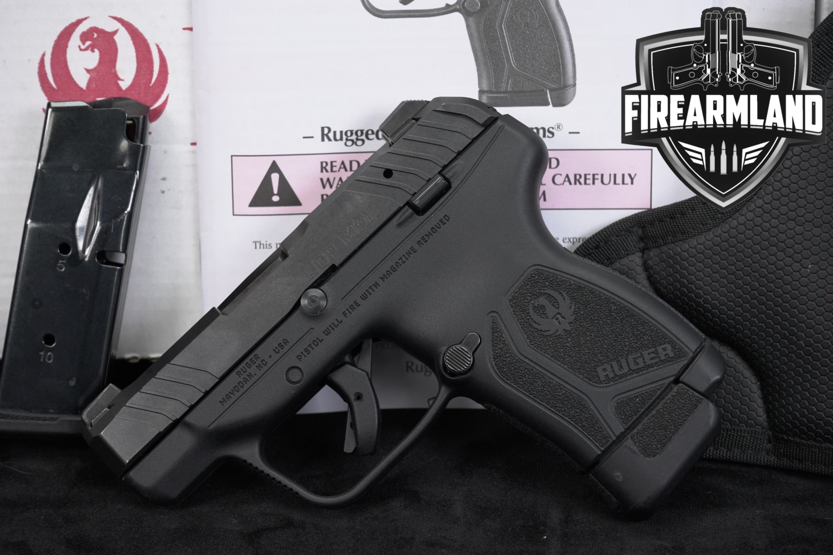 2021 Sturm Ruger LCP MAX .380 ACP Black in Very Good Condition Thumbnail