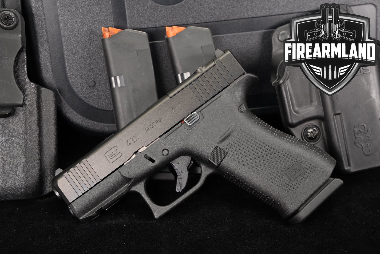 Glock G43X MOS 9mm Luger Black in Excellent Condition Thumbnail