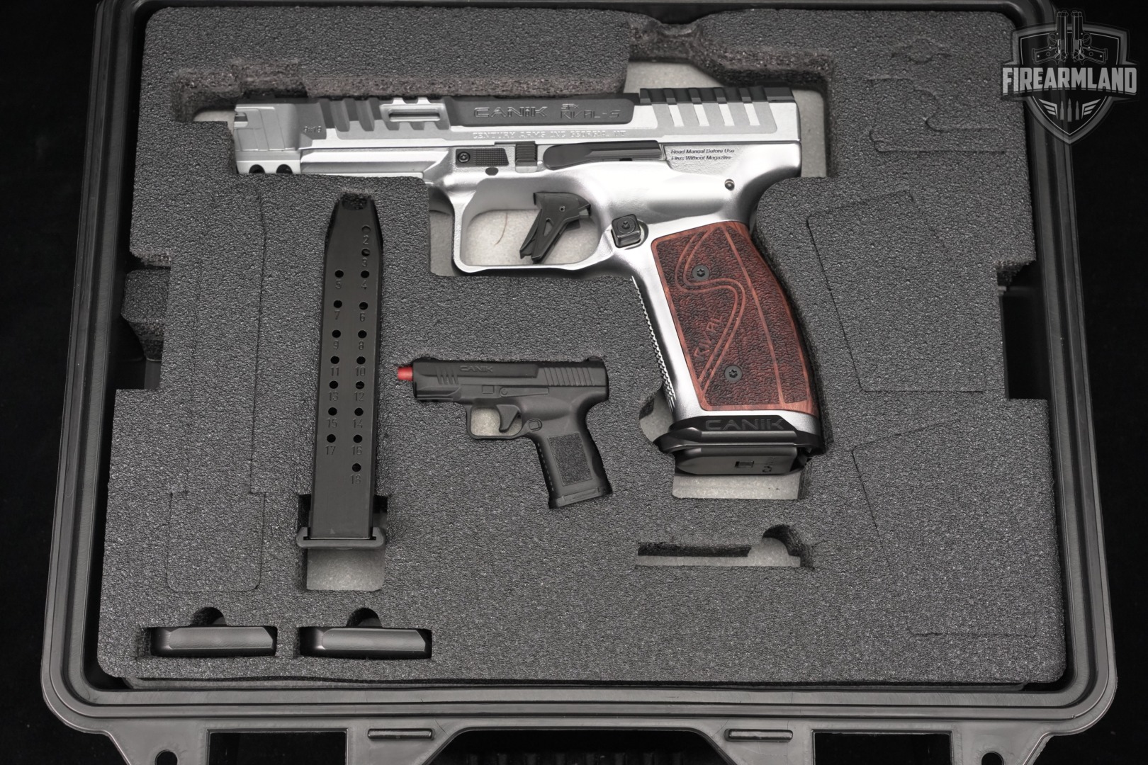Canik SFx Rival-S Chrome 9mm Optics-Ready 5" +2 MAGS, ORIG BOX, HOLSTER-img-17