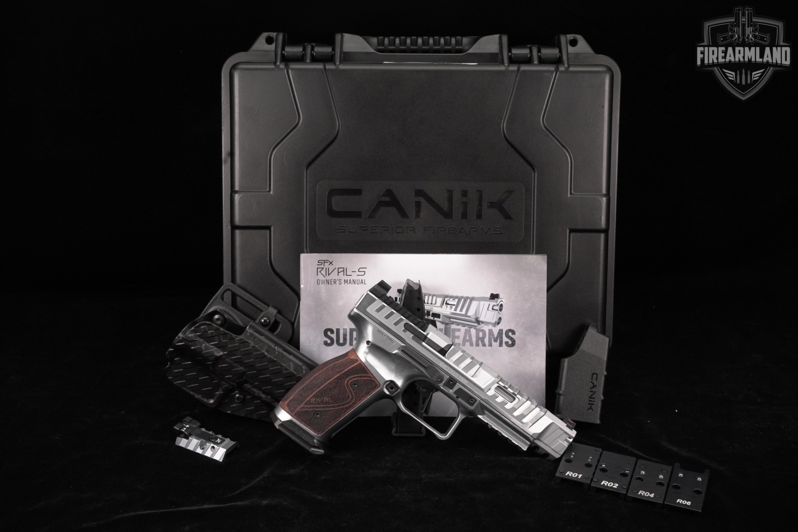Canik SFx Rival-S Chrome 9mm Optics-Ready 5" +2 MAGS, ORIG BOX, HOLSTER-img-2