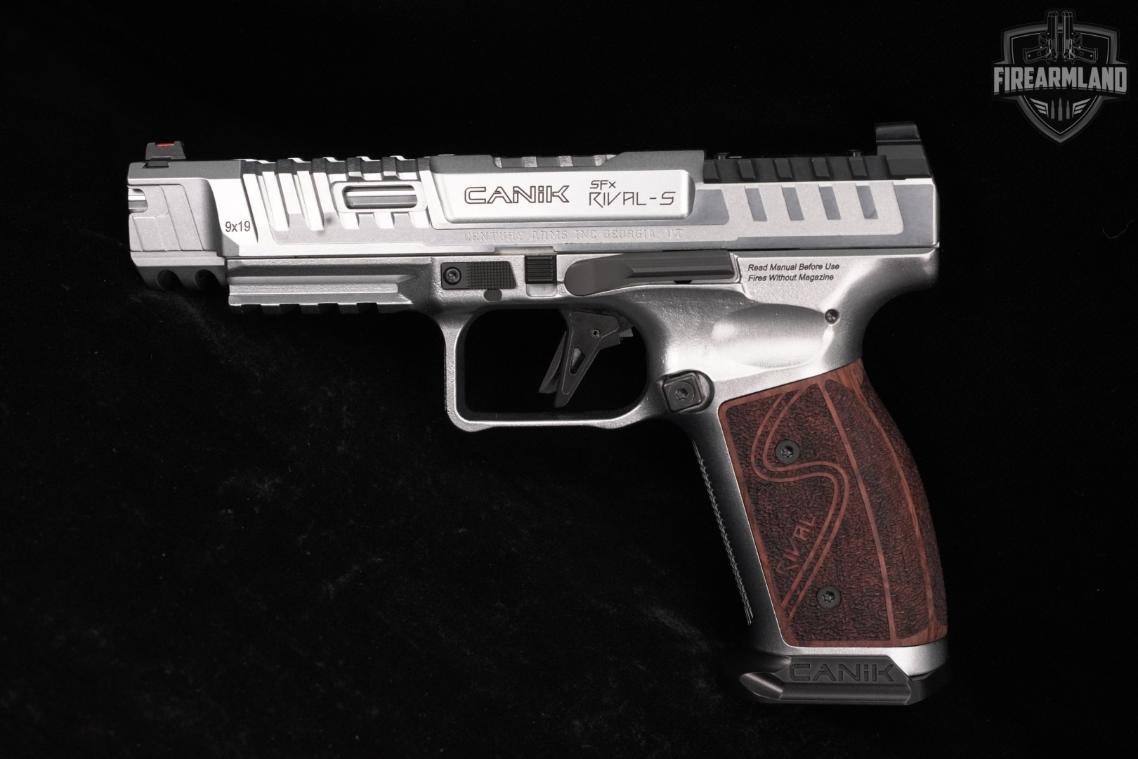 Canik SFx Rival-S Chrome 9mm Optics-Ready 5" +2 MAGS, ORIG BOX, HOLSTER-img-3