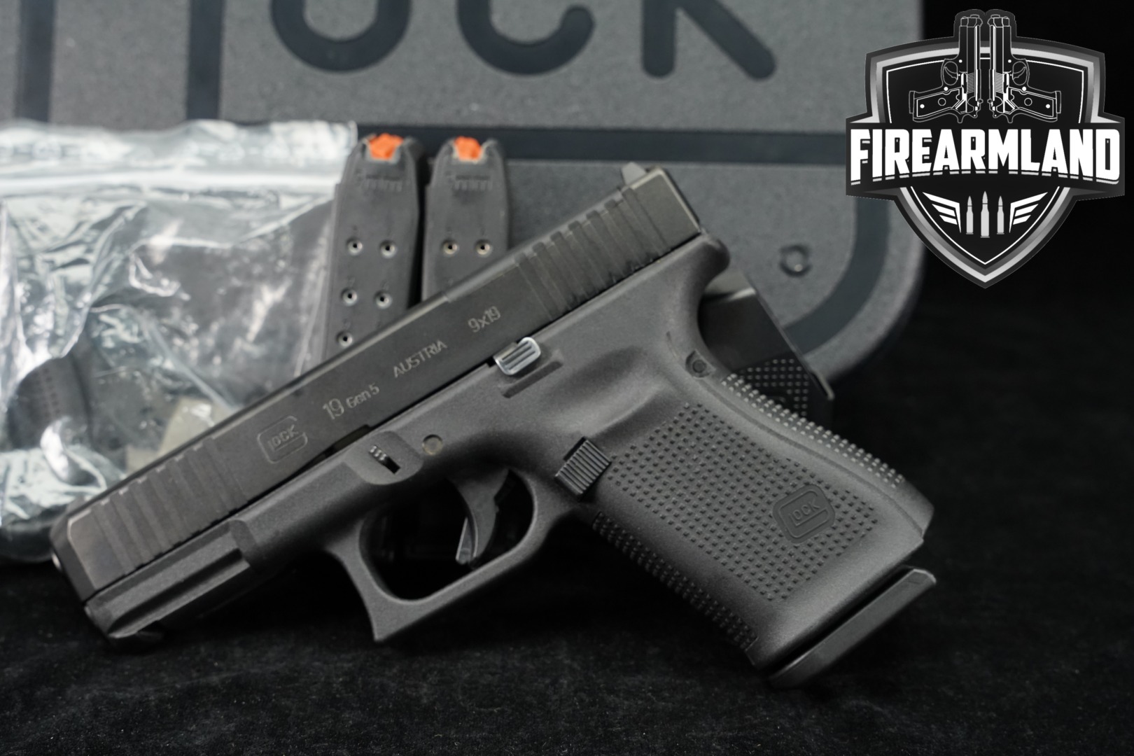 Glock G19 Gen5 MOS 9mm Luger Black in Excellent Condition Thumbnail