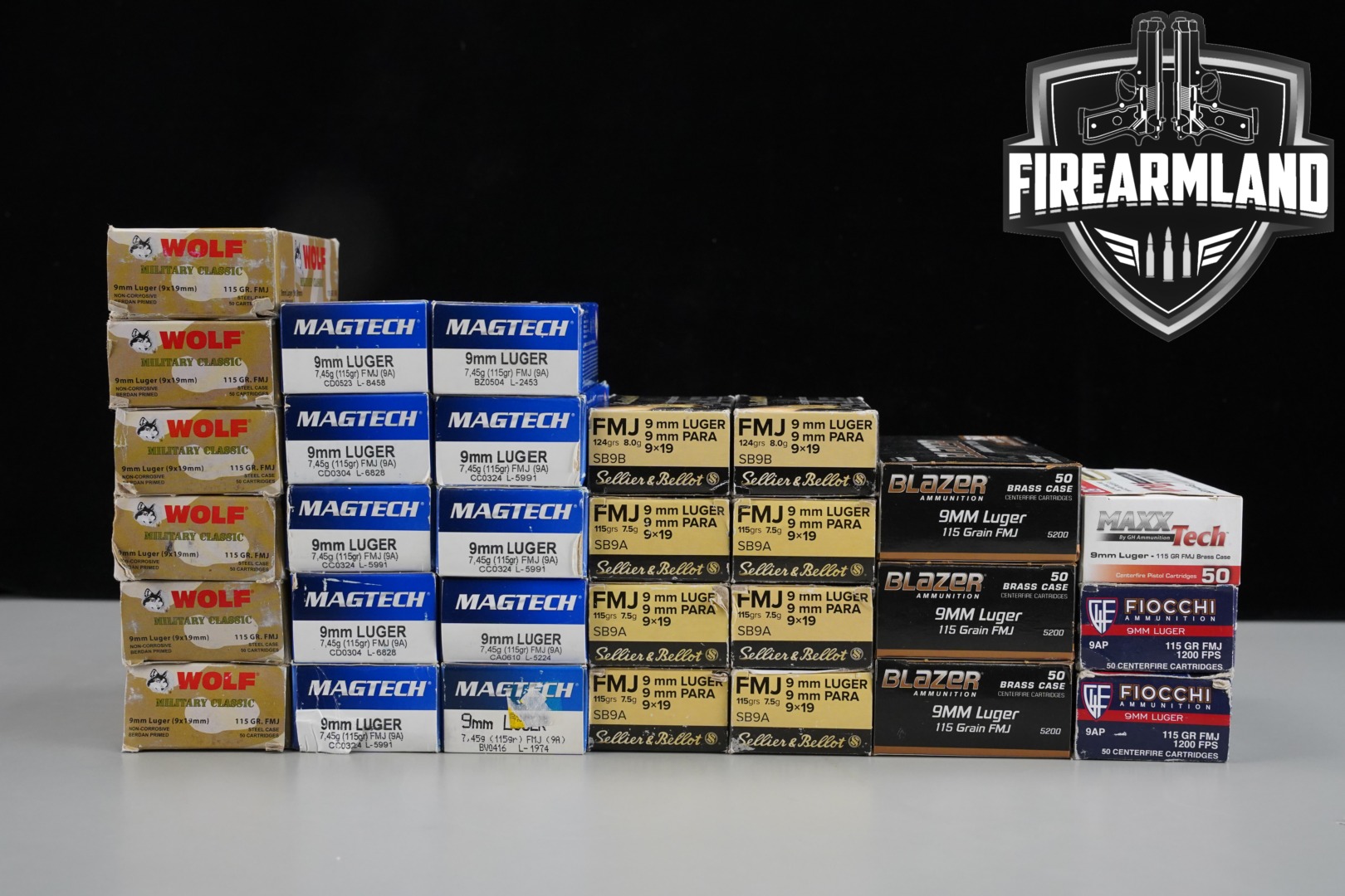 Multiple Manufacturers 9MM Ammo 9mm Luger in New - Old Stock Condition Thumbnail