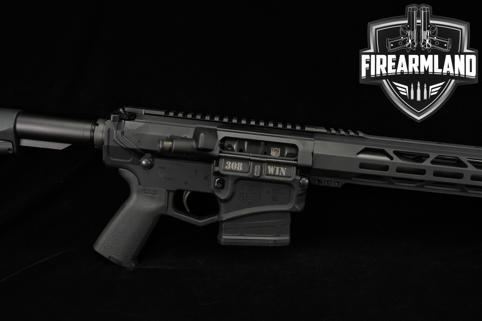 Diamondback DB10 308 Winchester AR-10 AR10 16" DB +BIPOD-img-0