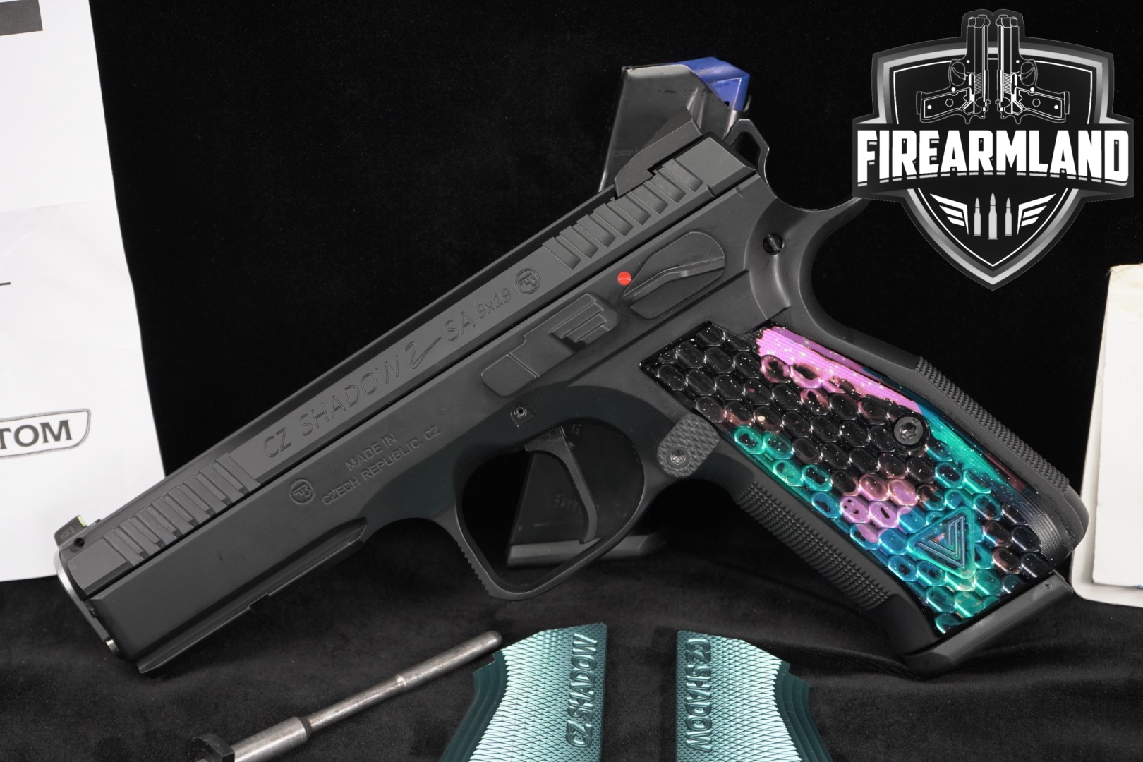 CZ Custom CZ Shadow 2 SA; Accu Bushing 9mm Luger Black in Excellent Condition Thumbnail