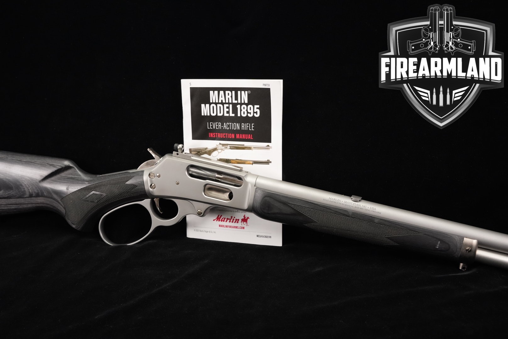 2021-2026 Marlin Firearms Co. Model 1895 Trapper .45-70 Govt. Satin Stainless & Gray Laminate in Very Good Condition Thumbnail