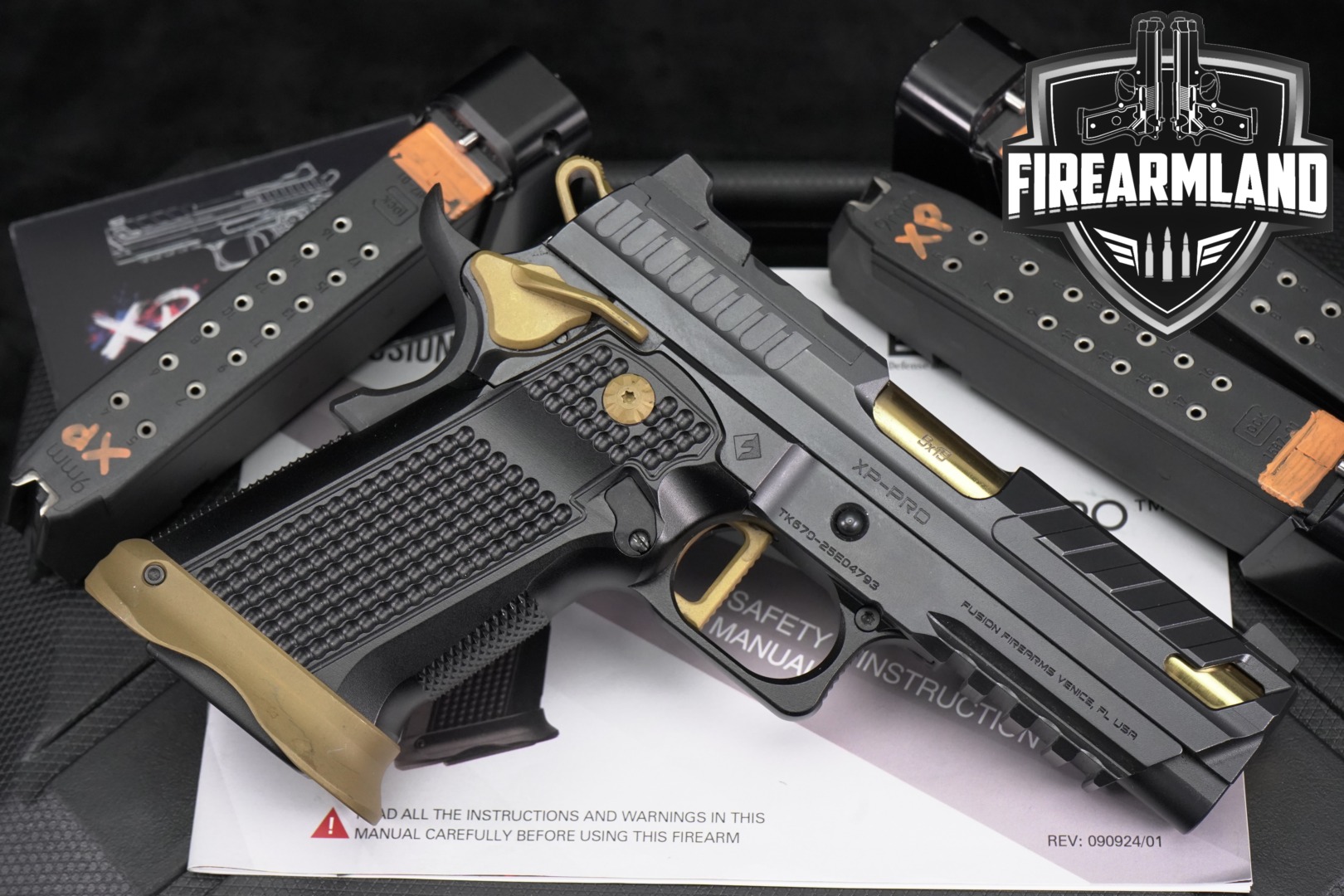 Fusion Firearms XP Pro 9mm Luger Black in Excellent Condition Thumbnail