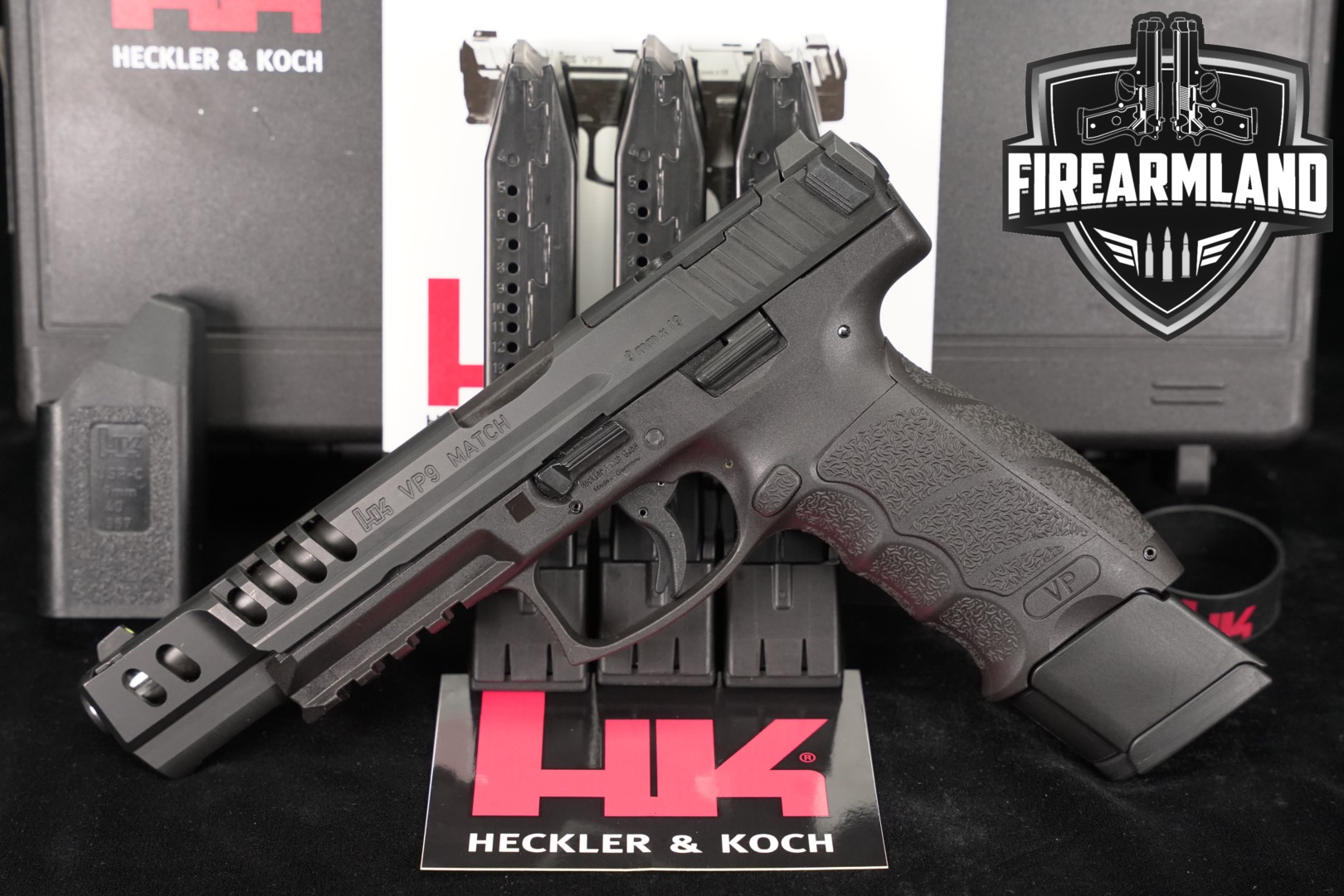 Heckler & Koch (H&K, HK) VP9 Match -B OR 9mm Luger Black in Excellent Condition Thumbnail