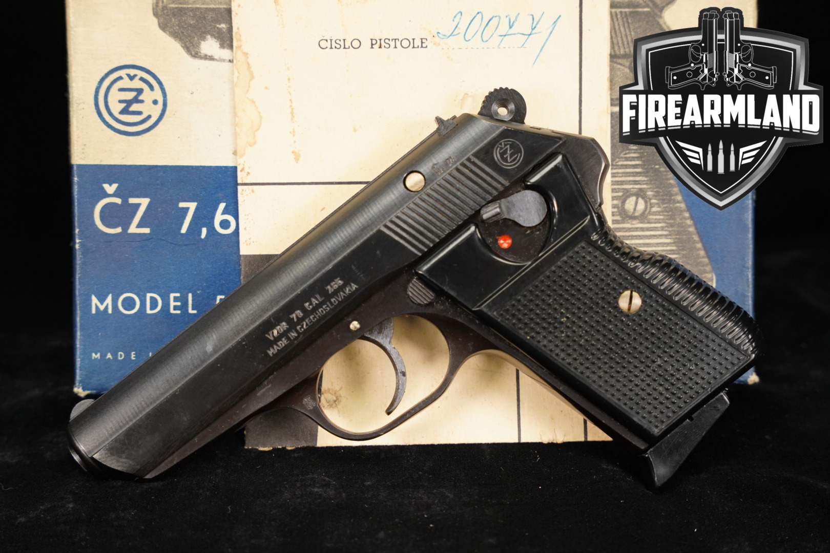 1979 CZ vz. 70 .32 ACP Blued in Fair Condition Thumbnail