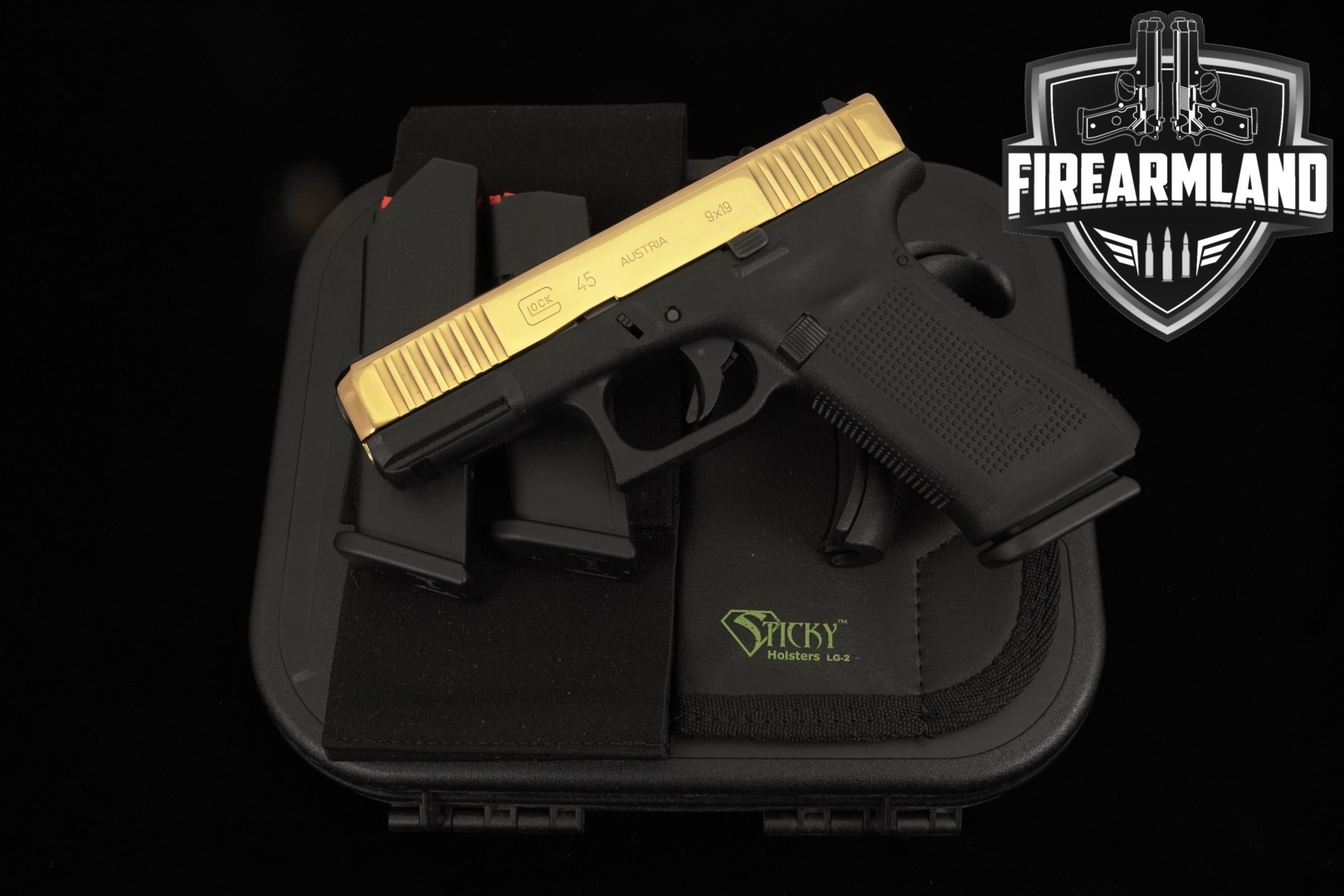 Glock G45 Gen5 9mm Luger Two-Tone Gold in Excellent Condition Thumbnail