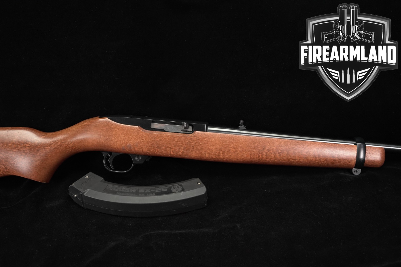 2007 Sturm Ruger Model 10/22 Carbine .22 LR Blued & Hardwood in Very Good Condition Thumbnail