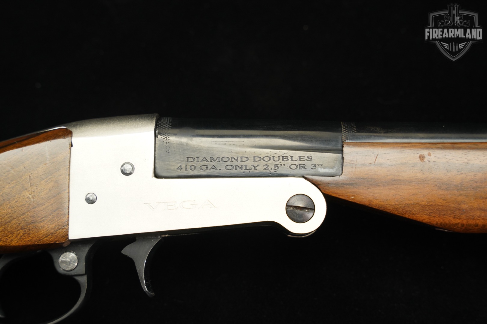 Vega Diamond Doubles 410 Bore 28" Blued & Hardwood ADCO Import-img-18