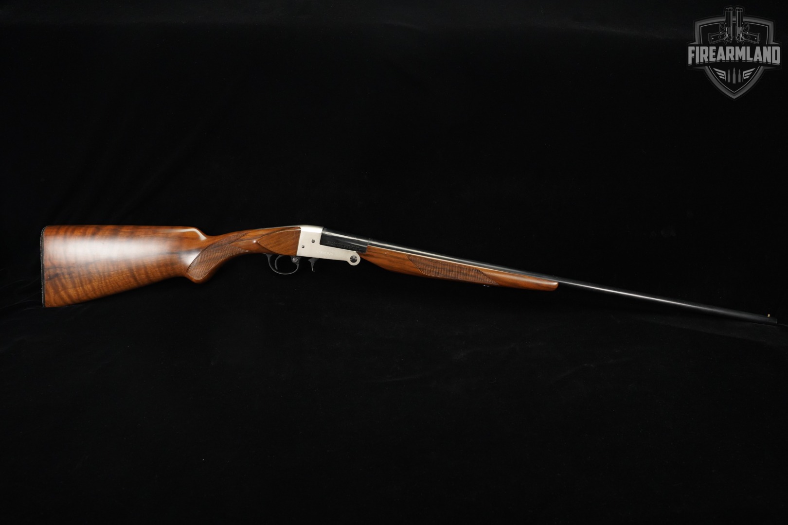Vega Diamond Doubles 410 Bore 28" Blued & Hardwood ADCO Import-img-3