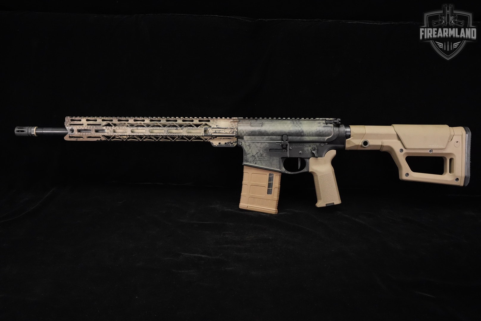 Palmetto State Armory PSA SABRE-10 308 Win AR10 18 Tan Camo AR SABRE10-img-6
