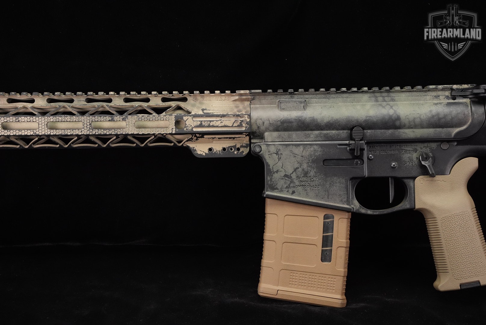 Palmetto State Armory PSA SABRE-10 308 Win AR10 18 Tan Camo AR SABRE10-img-8