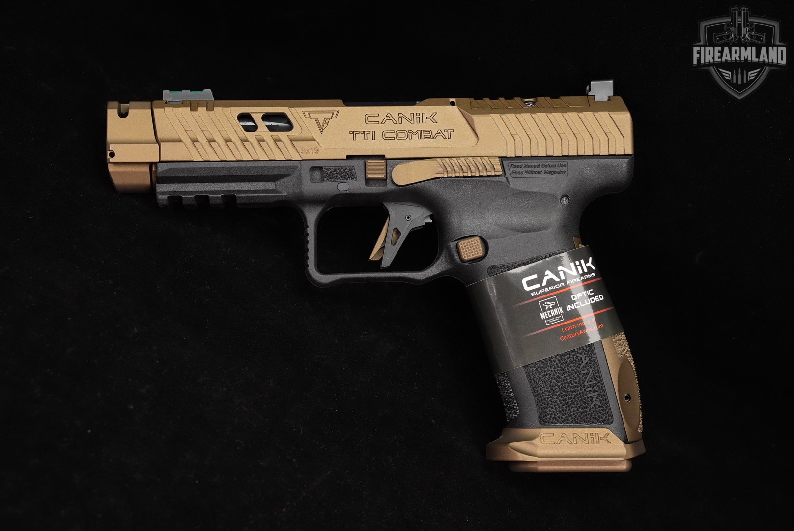 Canik TTI Combat 9mm 4.74" Bronze COMP +2 MAGS, ORIG BOX, MECANIK OPTICS-img-4