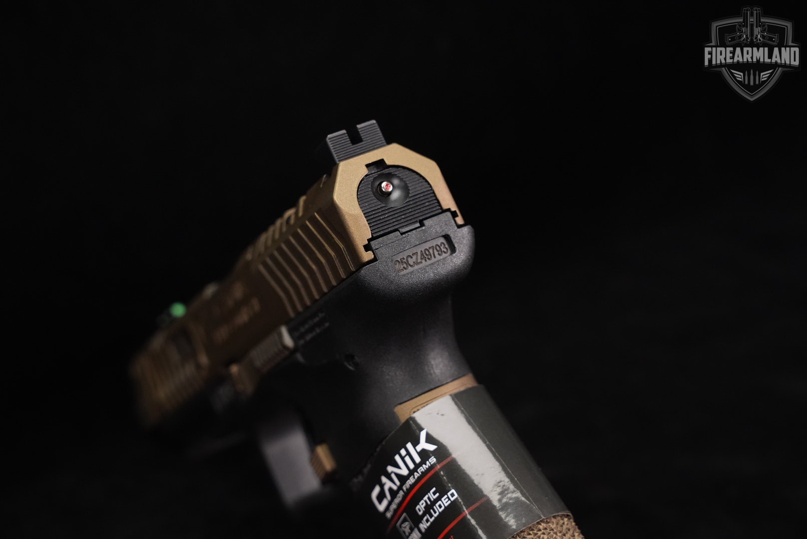Canik TTI Combat 9mm 4.74" Bronze COMP +2 MAGS, ORIG BOX, MECANIK OPTICS-img-6