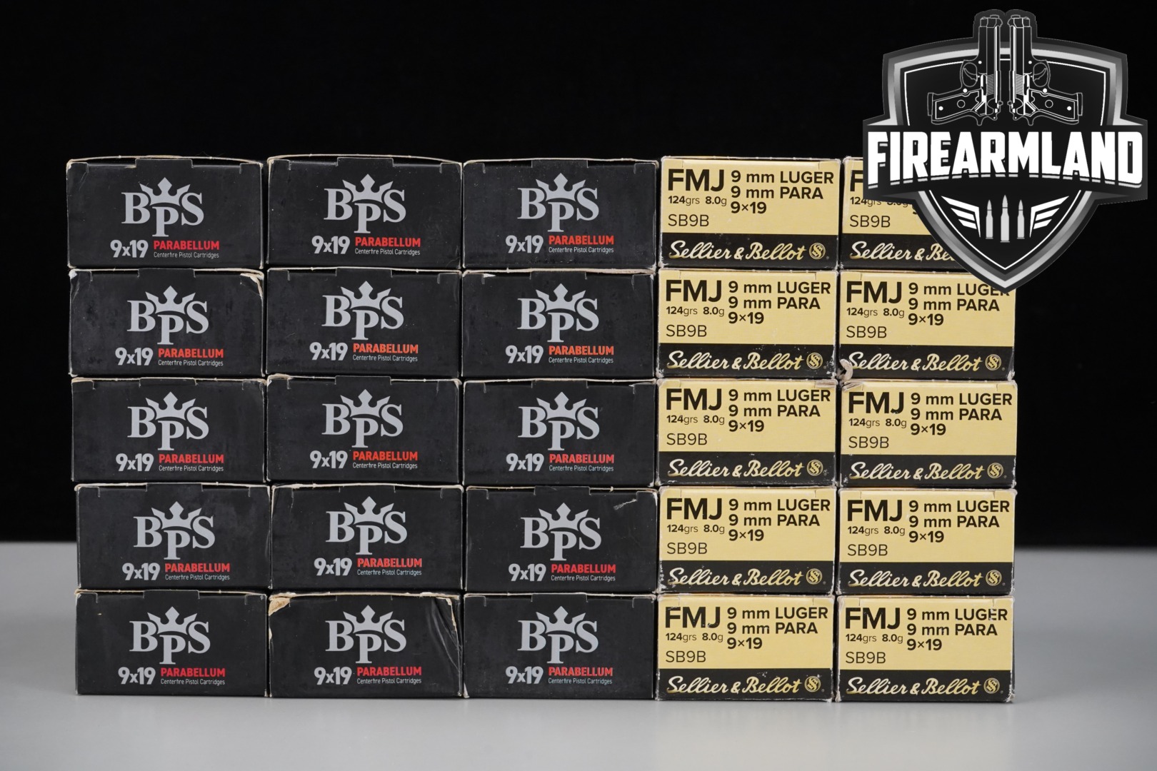 Multiple Manufacturers 9mm Ammo 9mm Luger in New - Old Stock Condition Thumbnail