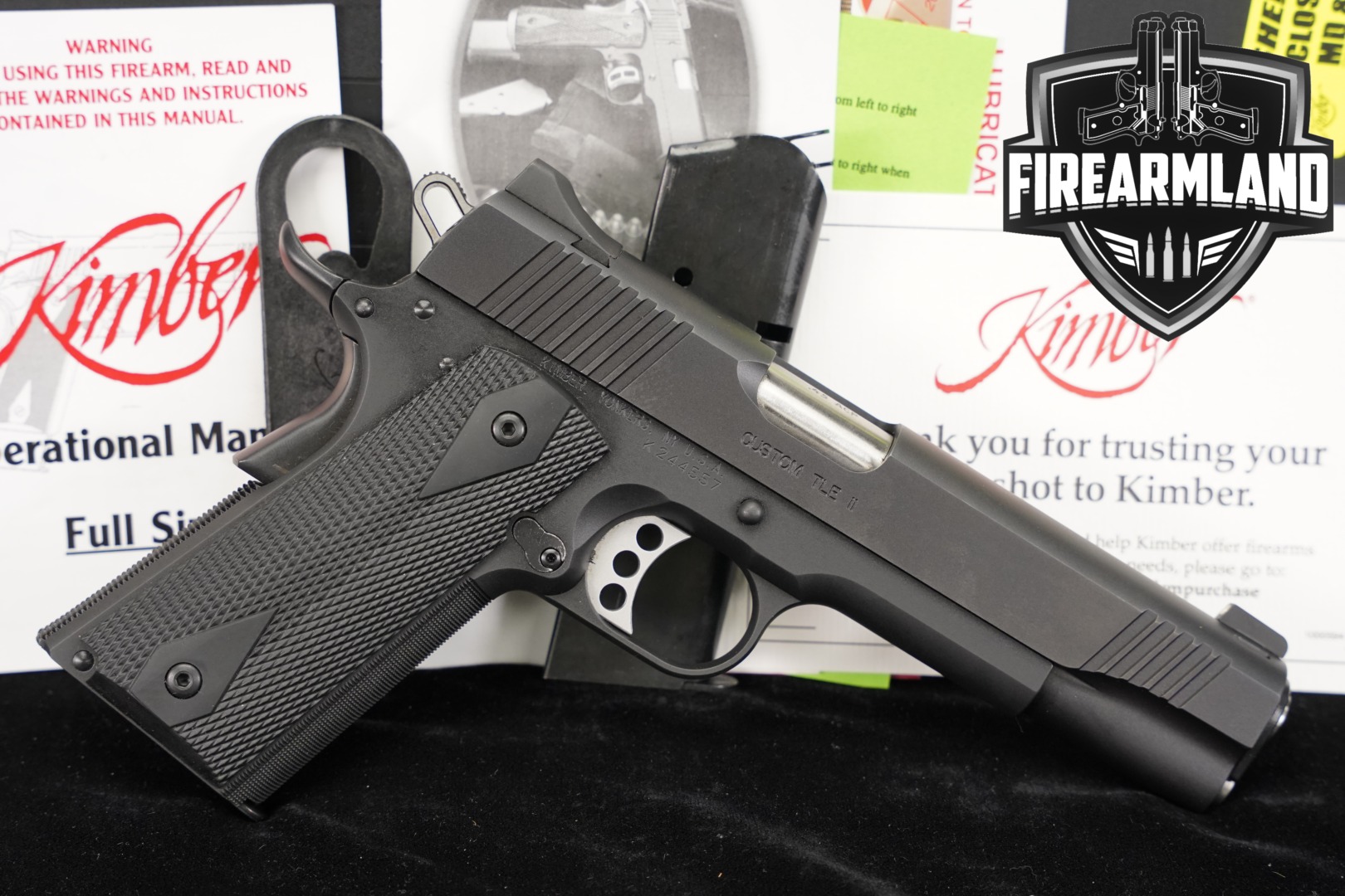 Kimber Custom TLE II .45 ACP Black in Excellent Condition Thumbnail