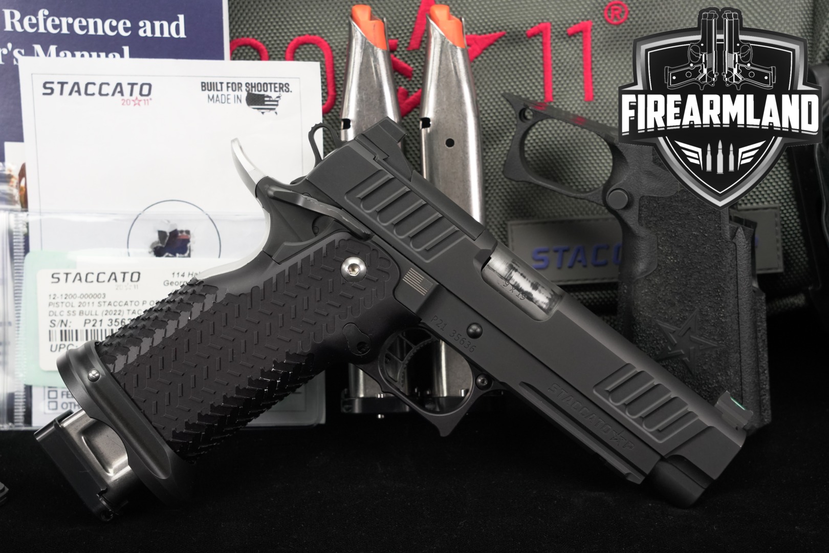 Staccato (STI) P 2011 9mm Luger Black in Very Good Condition Thumbnail
